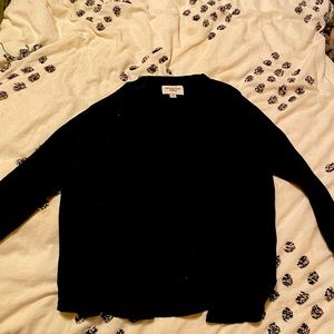 Short waist cardigan black.